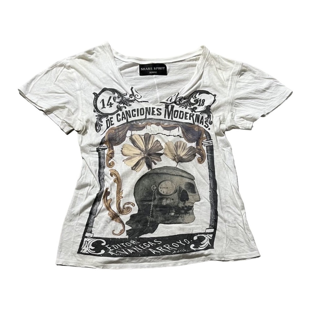 Share Spirit HOMME 2015SS Skull Shirt